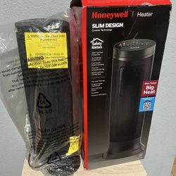Honeywell Slim Ceramic Tower Heater Black