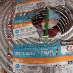 New MC Metal Clad Cable 10/3