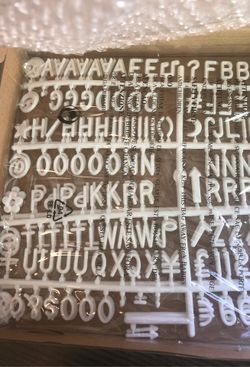 Changeable Felt letter board Thumbnail