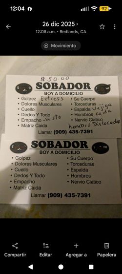 sobador y huesero a domicilio