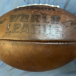 Wilson World League Leather Football 