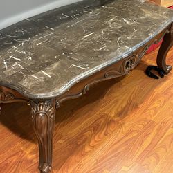 Marble coffee table