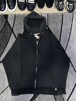 Russel athletic black zip up