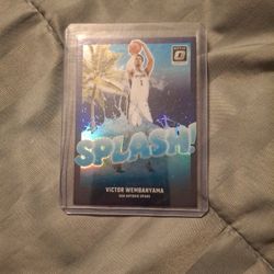 2024-25 Donruss Optic - Splash Insert (Purple Prizm) Victor Wembanyama 