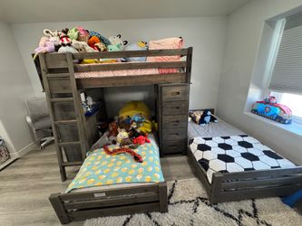 Kid’s Loft Bed and Dresser