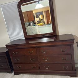 Dresser And Mirror