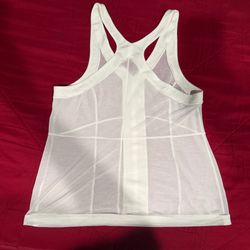 SIZE WOMAN SMALL Alo Yoga White Sheer Racerback Active Top