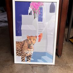 Leopard Picture In Frame