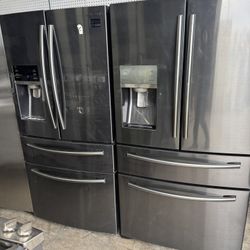 Samsung Four-Door Refrigerators With 90 Day Warranty Only $799