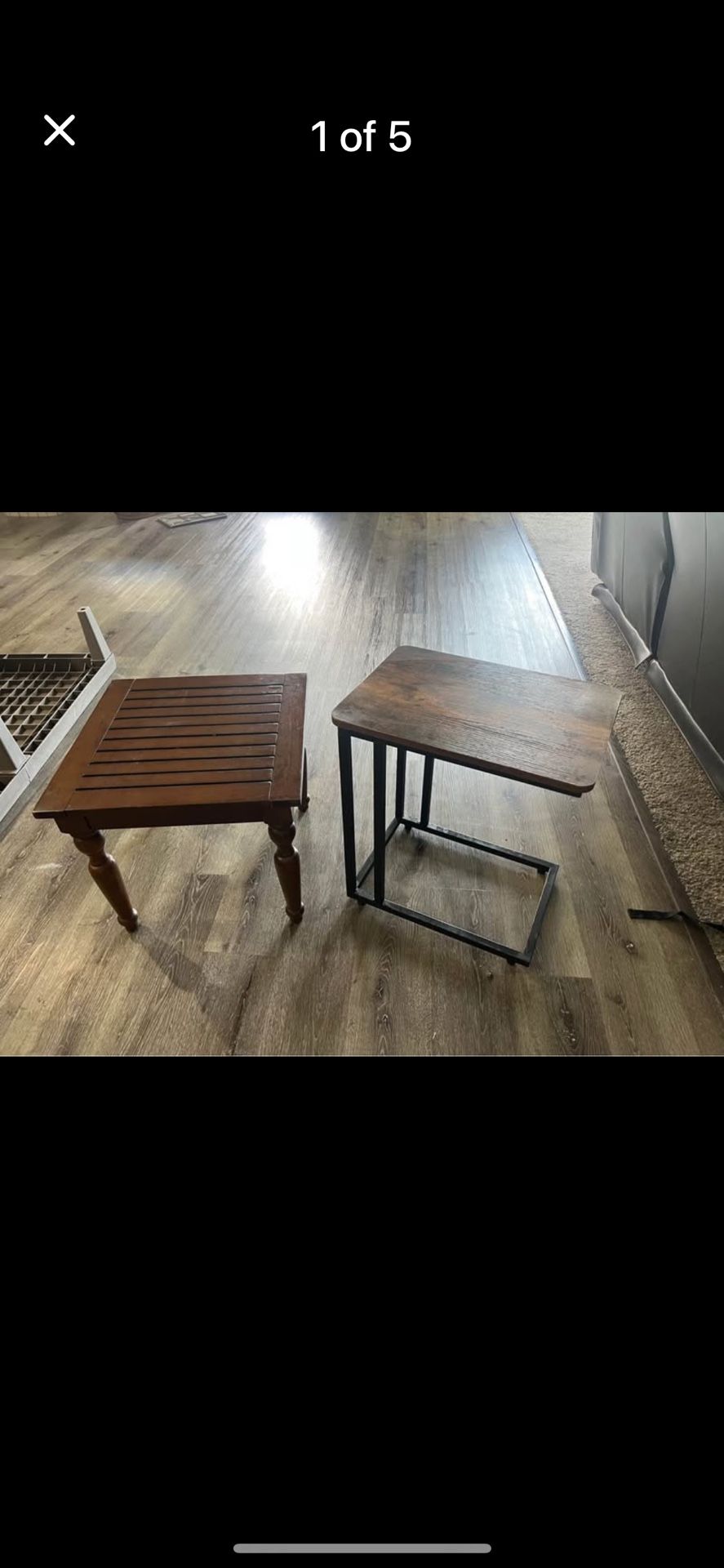 Two Side Tables Or End Tables 