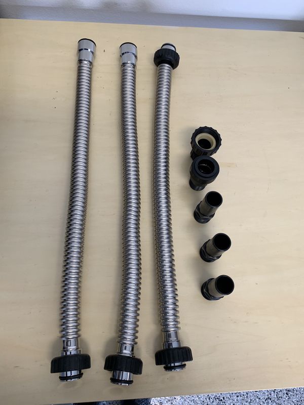 Pelican Water Softener Dual Tank installation flex hose kit for Sale in