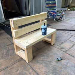 Wooden Toddler Bench 