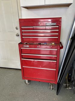 Craftsman toolcart and toolbox combo