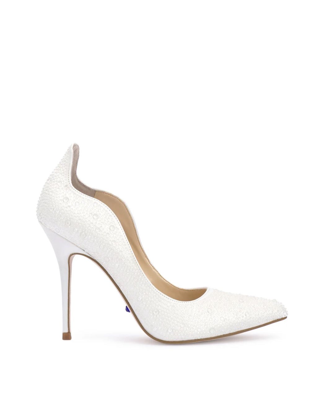 Jessica Simpson Wayva Crystal Wedding High Heel in Bridal White