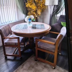 Kitchen table two Chairs 