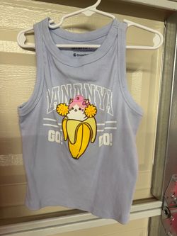Girls Bananya Crunchyroll Graphic Ribbed Tank Top