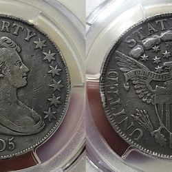 1803 O-103 "Large 3" Draped Bust Half Dollar
