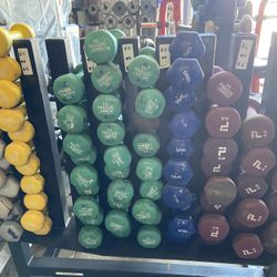 Neoprene Light Right Dumbbells 