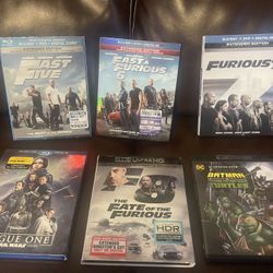 Blu Ray and 4K Movies 