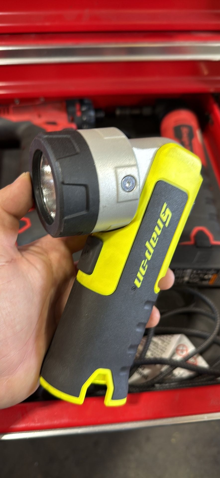 Snap On Flashlight