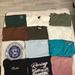 Assorted shirts, Pants, Jackets 