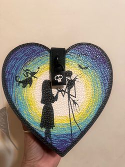 NEW Nightmare Before Christmas Heart-Shaped Mini Bag
