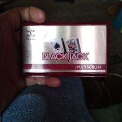 Vintage 80s Multiscreen Nintendo Black Jack Game. 