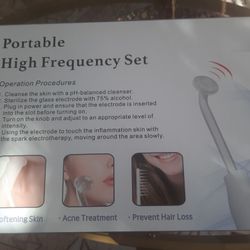 Portable High Frequency Facial Set For Acne, Skin Conditioning , Hair Loss