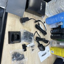 Barber Clipper Accessories Lot – Guards, Chargers, Parts – Bundle