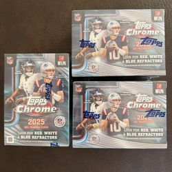 2025 Topps Chrome Football Value Blaster Box