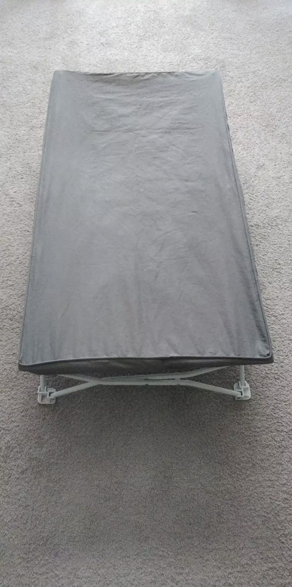 Regalo My Cot Portable Travel Bed, Includes Fitted Sheet, Grey .