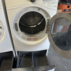 Dryer With Pull Out Drawer Stand 