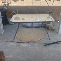 Good Shape, 6 Foot Patio Table