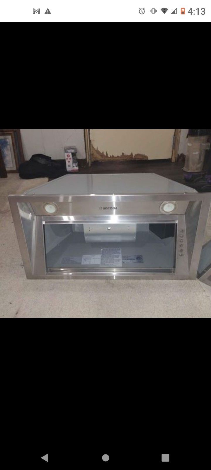 New Acorna Range Hood vent