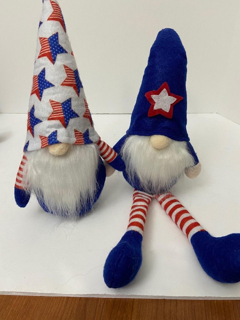 Patriotic Elf Gnome Handmade Plush