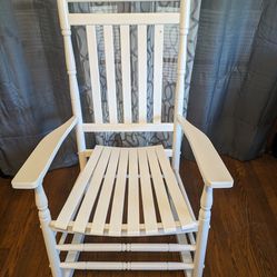 White Rocker Chair