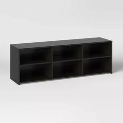 Storage TV Stand for TVs up to 70" Black - Room Essentials

