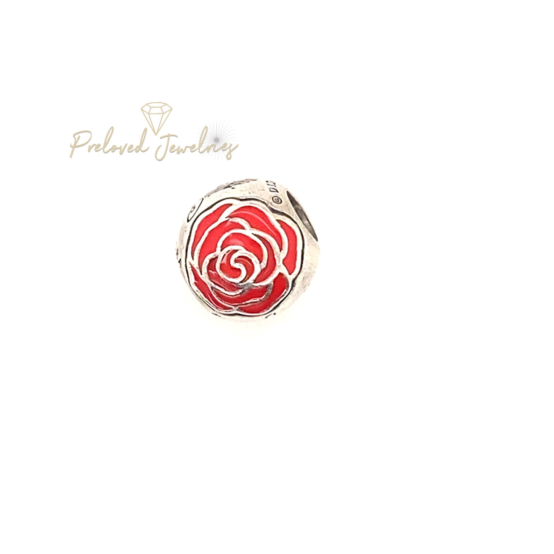 Pandora Disney Belle’s Enchanted Rose Charm