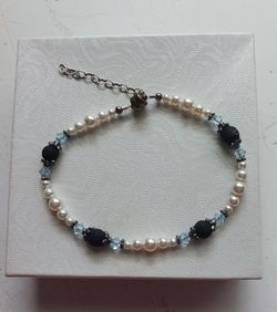 PRETTY BRACELET FROM THE ROSE PEDALER IN GATLINBURG, TN HAS A MAGNETIC CLASP