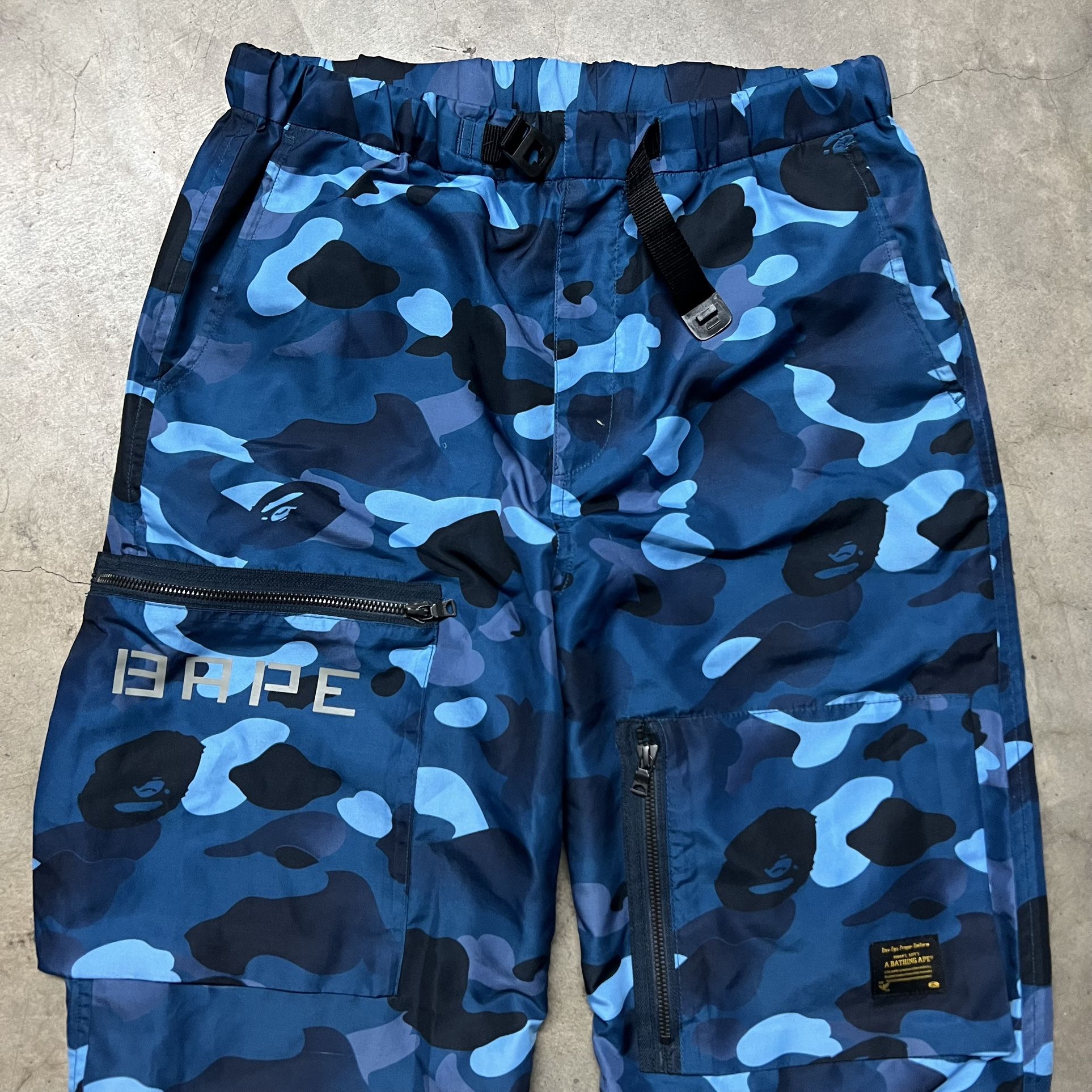 Bape A Bathing Ape Women’s Camo Multi-Cargo Tactical Pants M