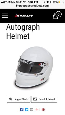 Helmet Full Faced In box with bag and shield