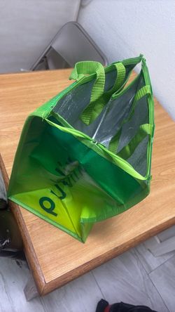 Green Insulated Lunch Tote Bag