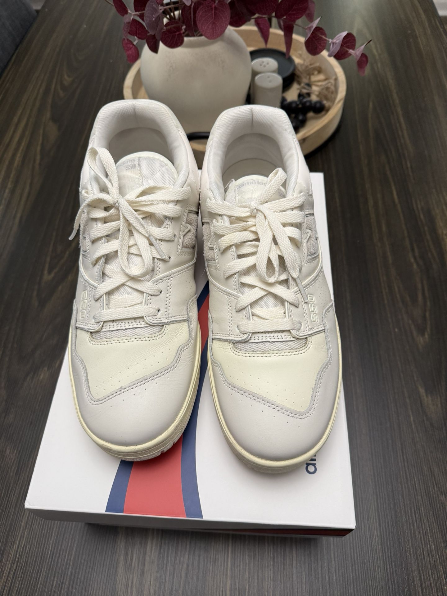 New Balance 550 Aime Leon Dore White Leather