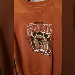 Men's Size Large Sweatshirt. From the Original Buck's Brewery right off Of I-75