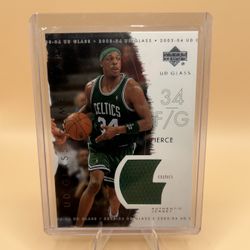 2003/04 Paul Pierce Game Gear Jersey Basketball Card🔥