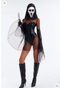 Fashion Nova Ghostface 5-Piece Halloween Costume Set | Women’s Medium | New