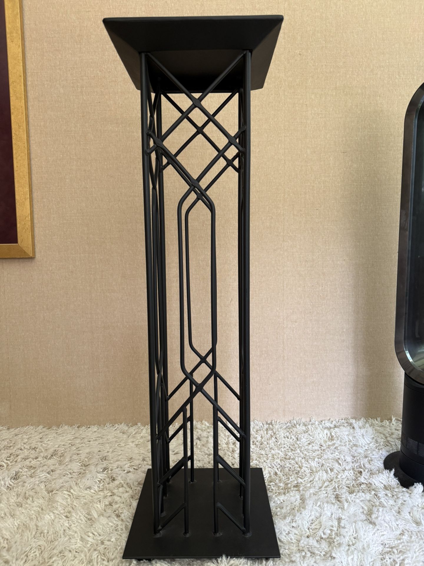 Black Metal Plant Stand – 39.5" Tall – $25 OBO
