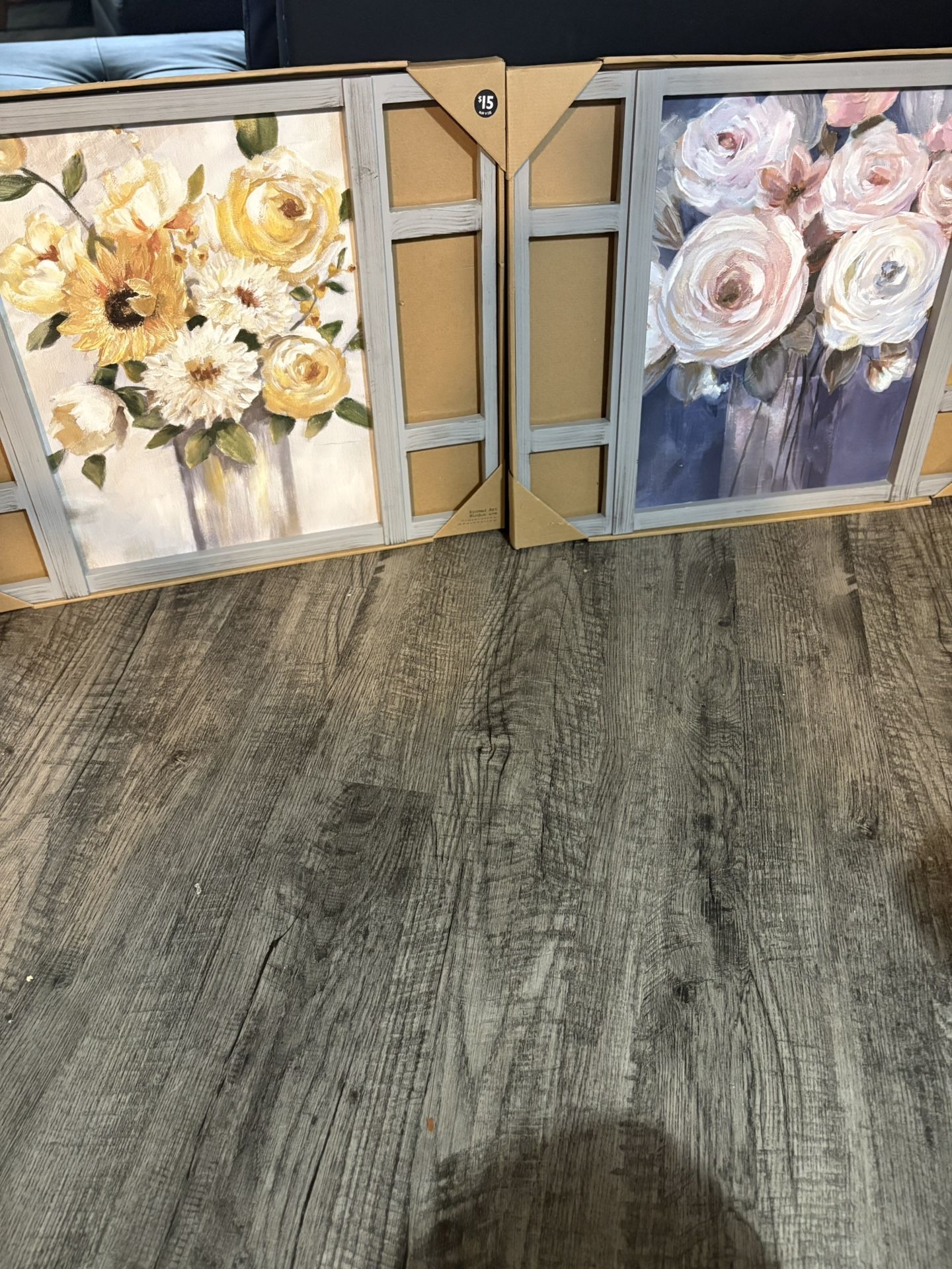 Chic Floral Wall Art Set – Farmhouse Glam Vibes ✨