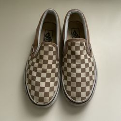 Vans Checkerboard Classic Slip-On Women's size 8.5. Mens size 7.0