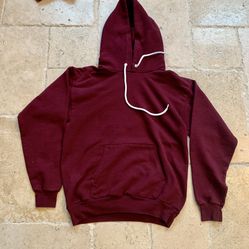 Women Maroon Red Hoodie Size S